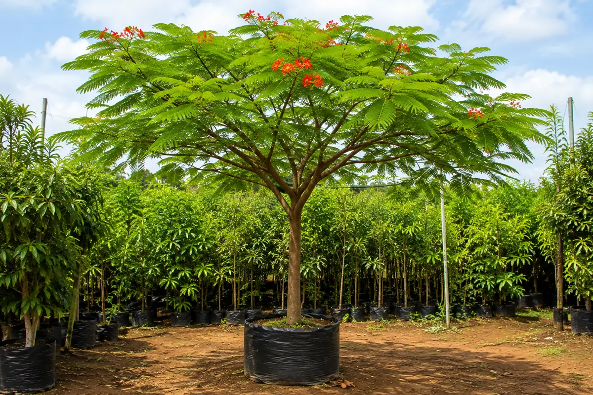 Rain Tree grown at NVK Nursery