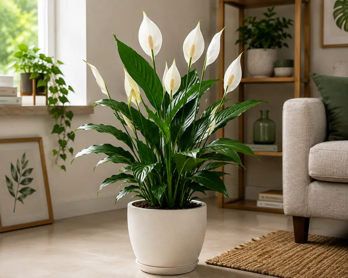 Peace Lily grown at NVK Nursery